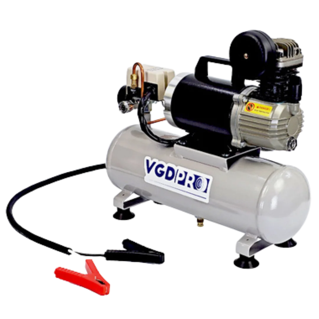 VGDPRO 24V DC Oil Less Air Compressor with 8 Liter Tank