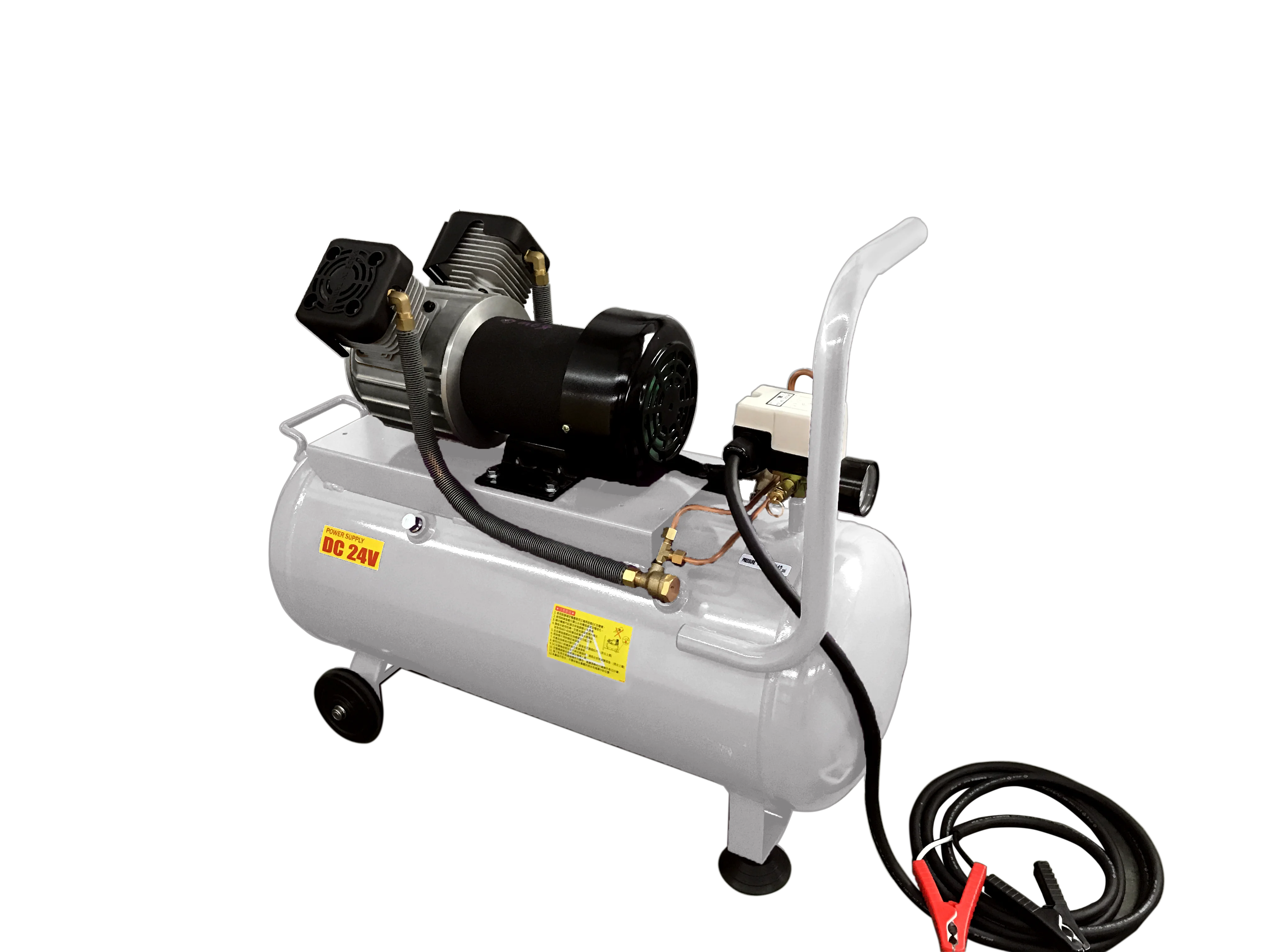 VGDPRO 12V DC Oil Free Weatherproof Twin Piston Air Compressor with 50 liter tank - Image 2