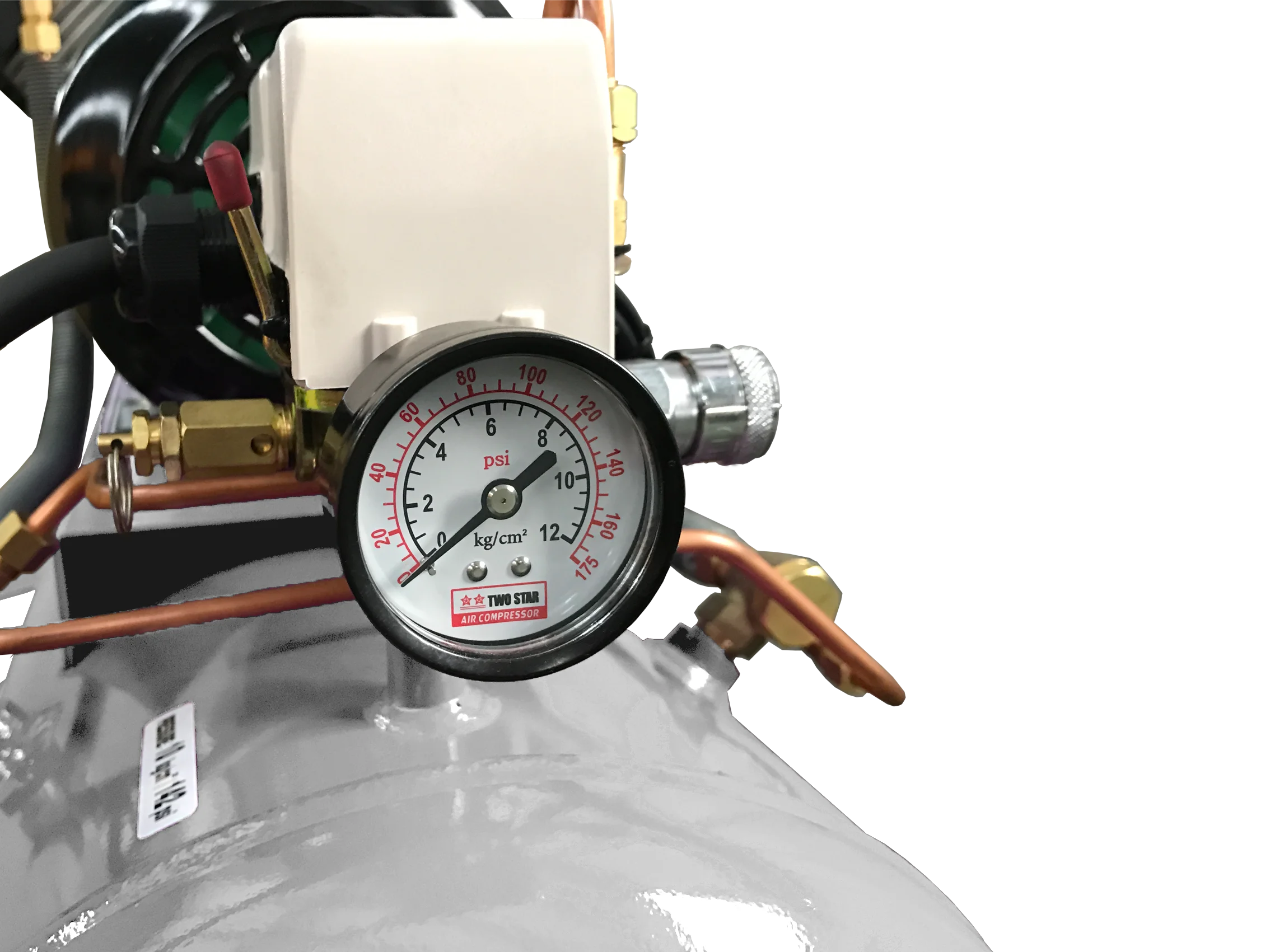 VGDPRO 12V DC Oil Free Weatherproof Twin Piston Air Compressor with 50 liter tank - Image 3