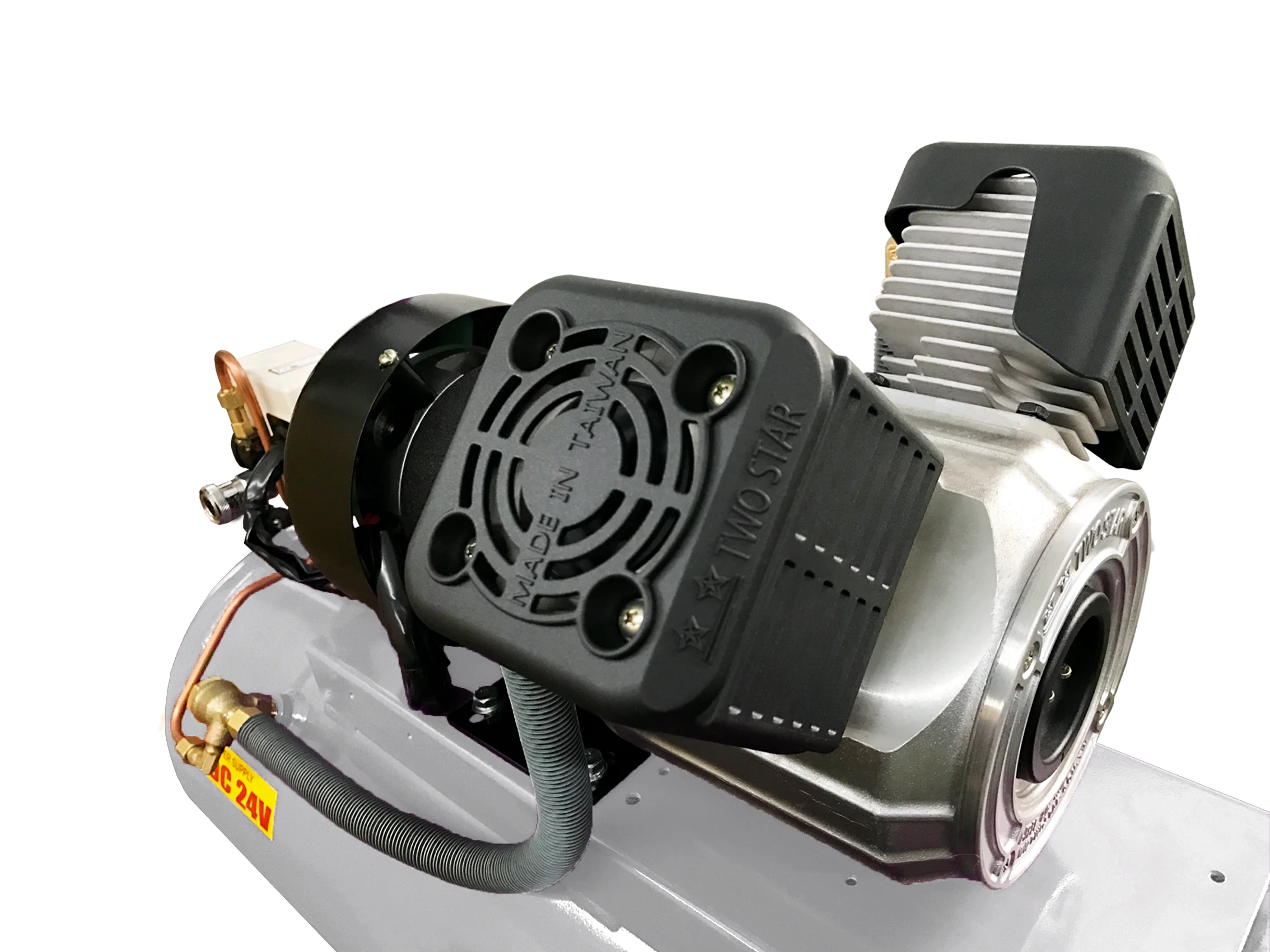 VGDPRO 12V DC Oil Free Weatherproof Twin Piston Air Compressor with 50 liter tank - Image 5