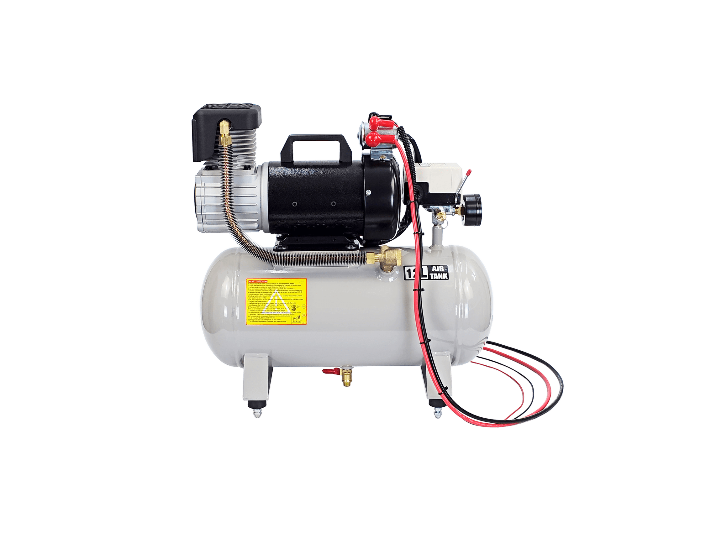 VGDPRO 24V DC Oil Free Weatherproof Air Compressor with 12 Liter Tank Onboard Series - Image 6
