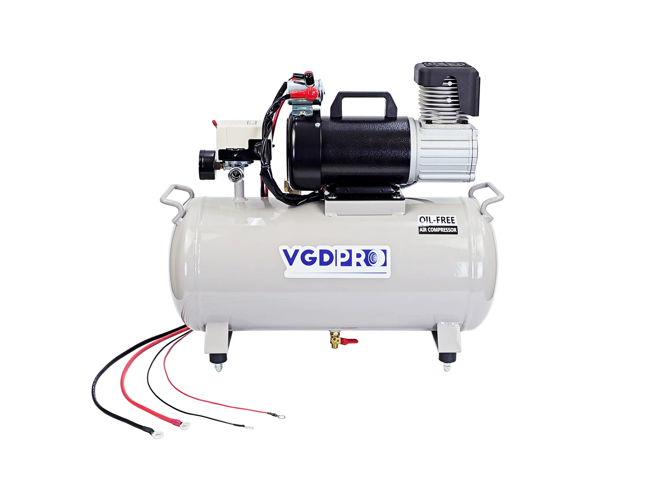 VGDPRO 24V DC Oil Free Weatherproof Air Compressor with 25 Liter Tank Onboard Series - Image 2