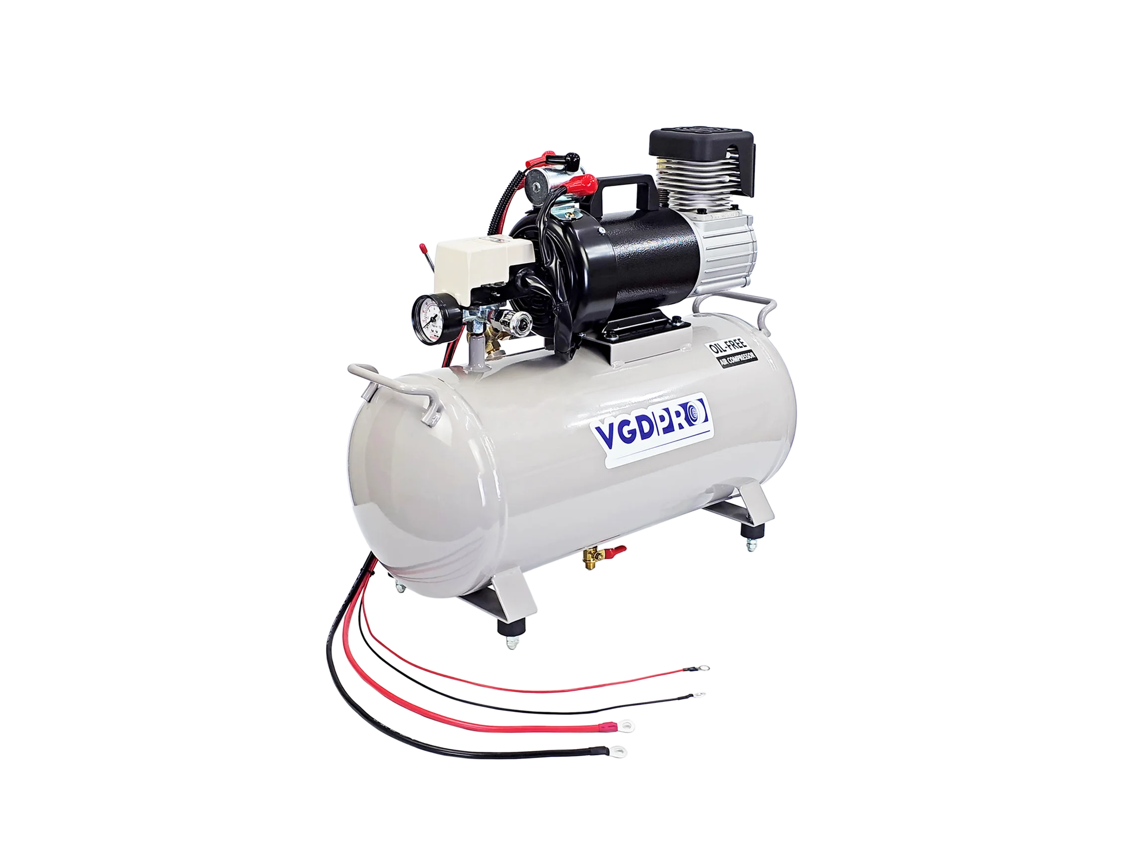 VGDPRO 24V DC Oil Free Weatherproof Air Compressor with 25 Liter Tank Onboard Series - Image 3