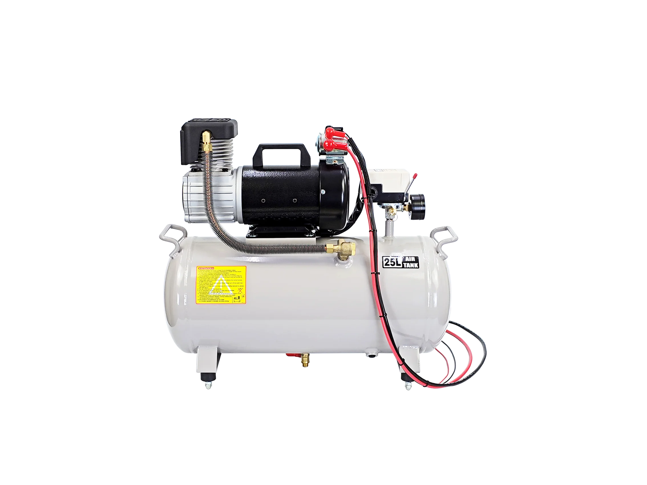 VGDPRO 24V DC Oil Free Weatherproof Air Compressor with 25 Liter Tank Onboard Series - Image 6