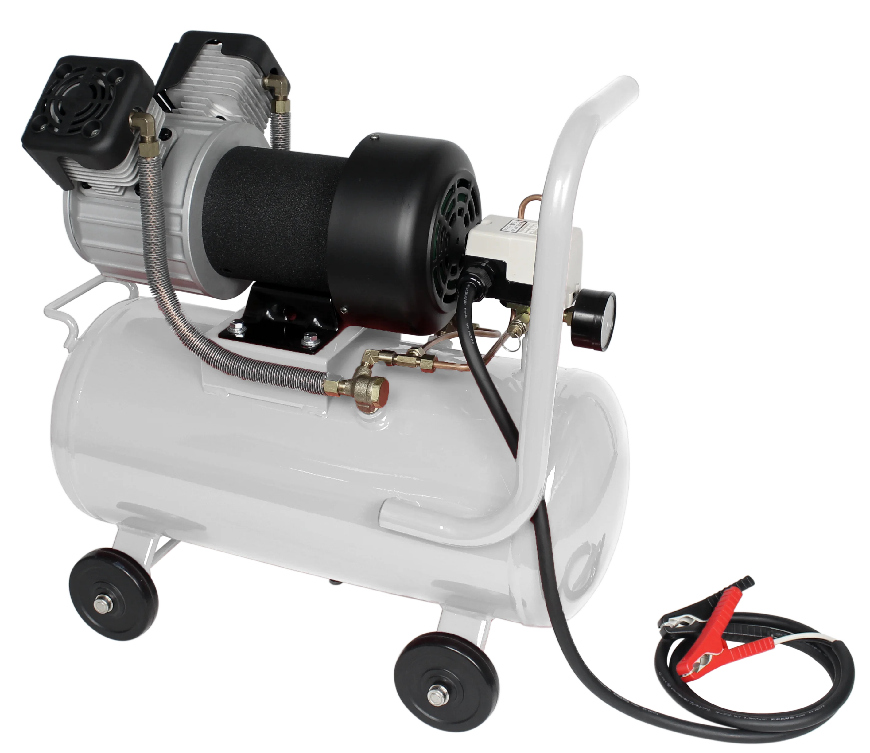 VGDPRO 48V DC Oil Free Weatherproof Twin Piston Air Compressor with 25 liter tank - Image 2